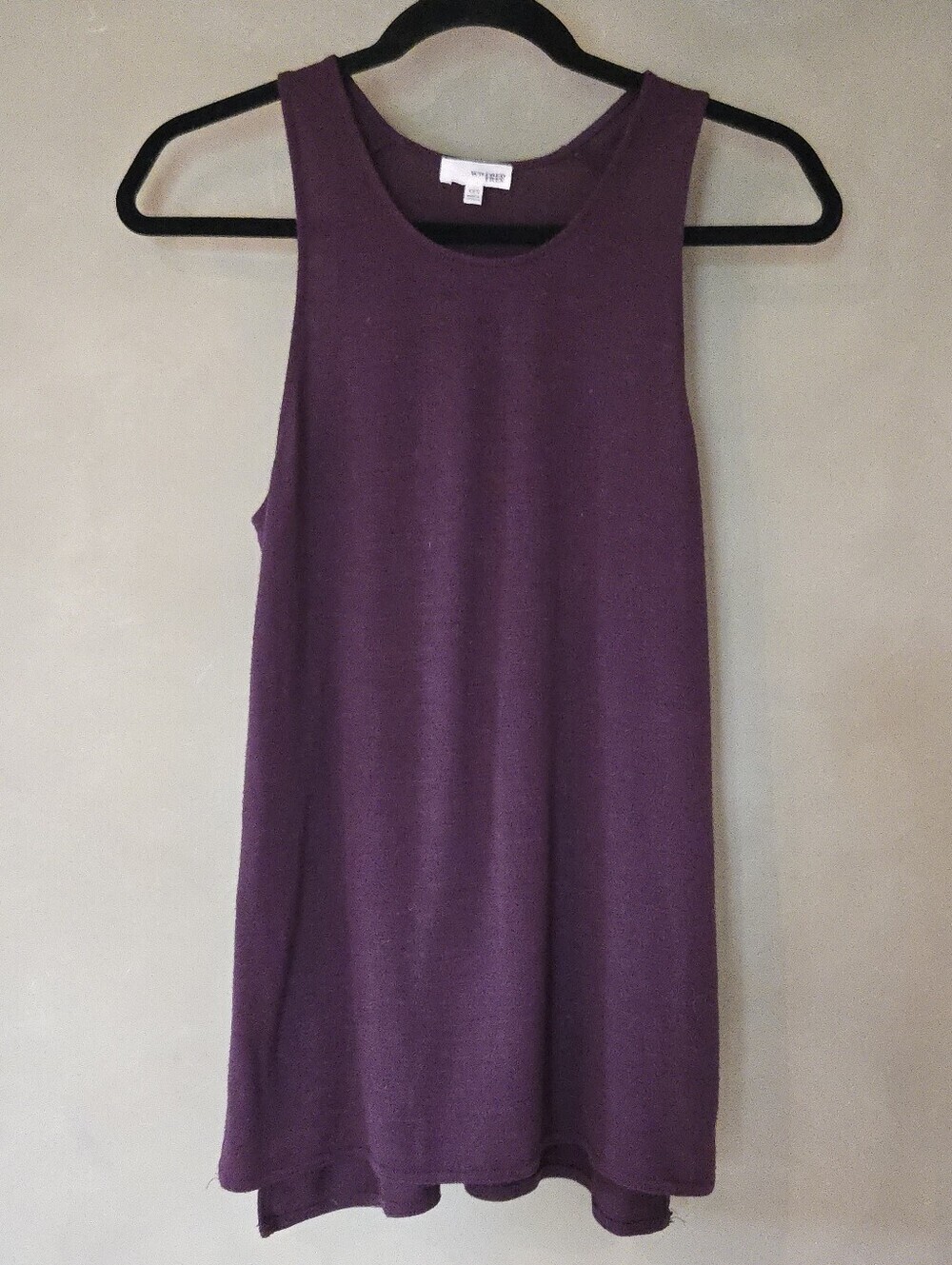 Aritzia Wilfred Free | Tunic Tank Top in Heathered Plum, Size XXS - Picture 2 of 7